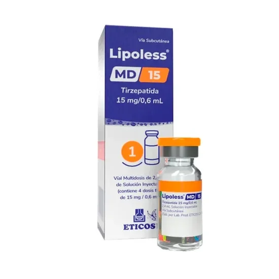 Lipoless 15mg (1 ampola 6 doses 2,5mg)