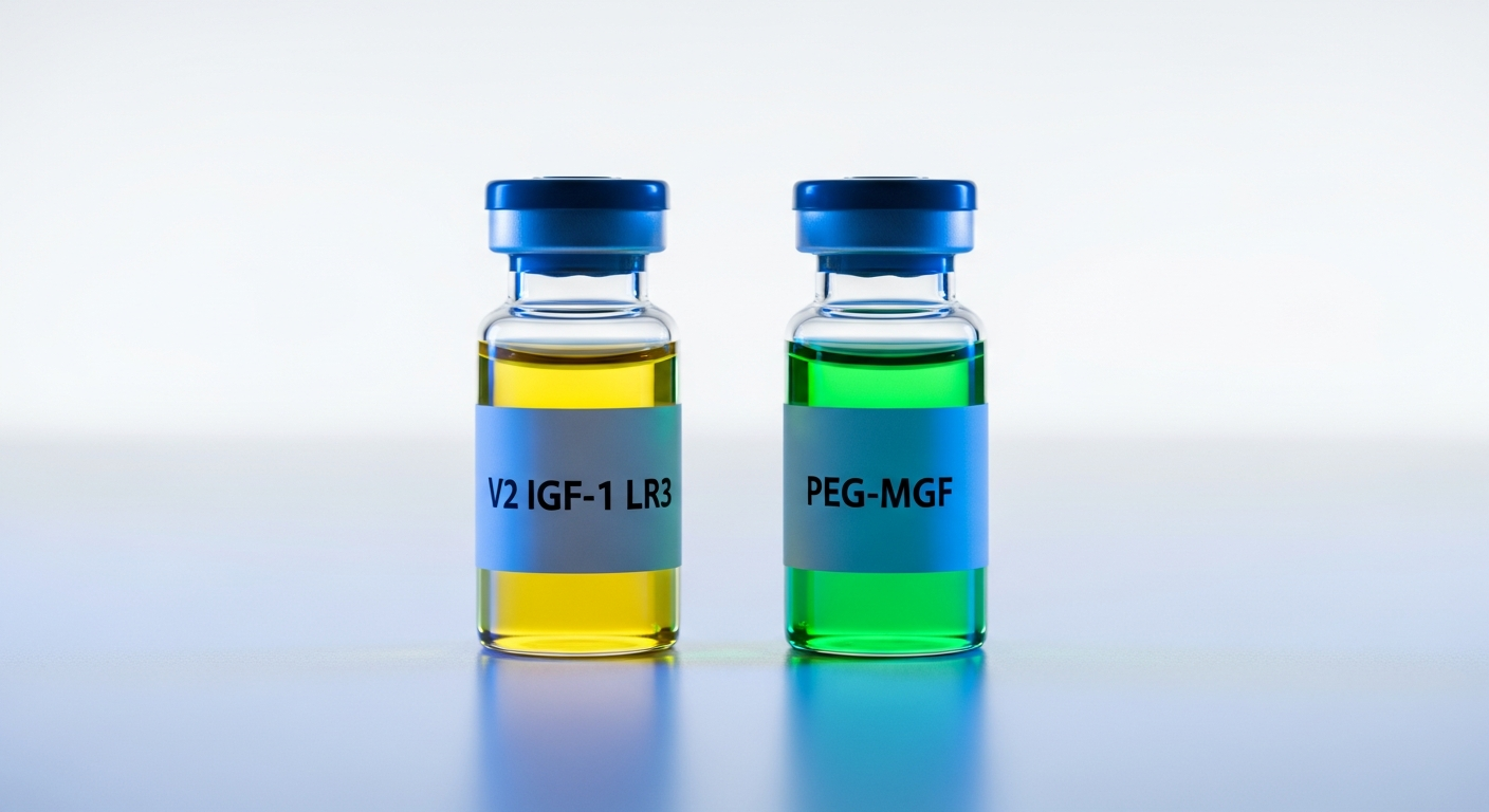 IGF-1 LR3 vs PEG-MGF: Dois Fatores de Crescimento, Duas Lógicas (Comparativo)