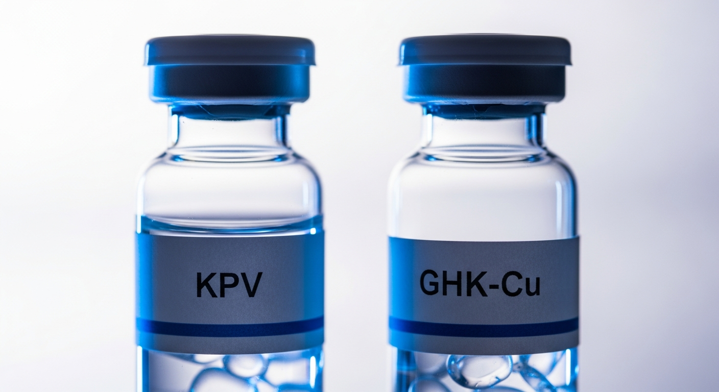 KPV vs GHK-Cu: Dois Peptídeos da Pele com Lógicas Diferentes (Comparativo)