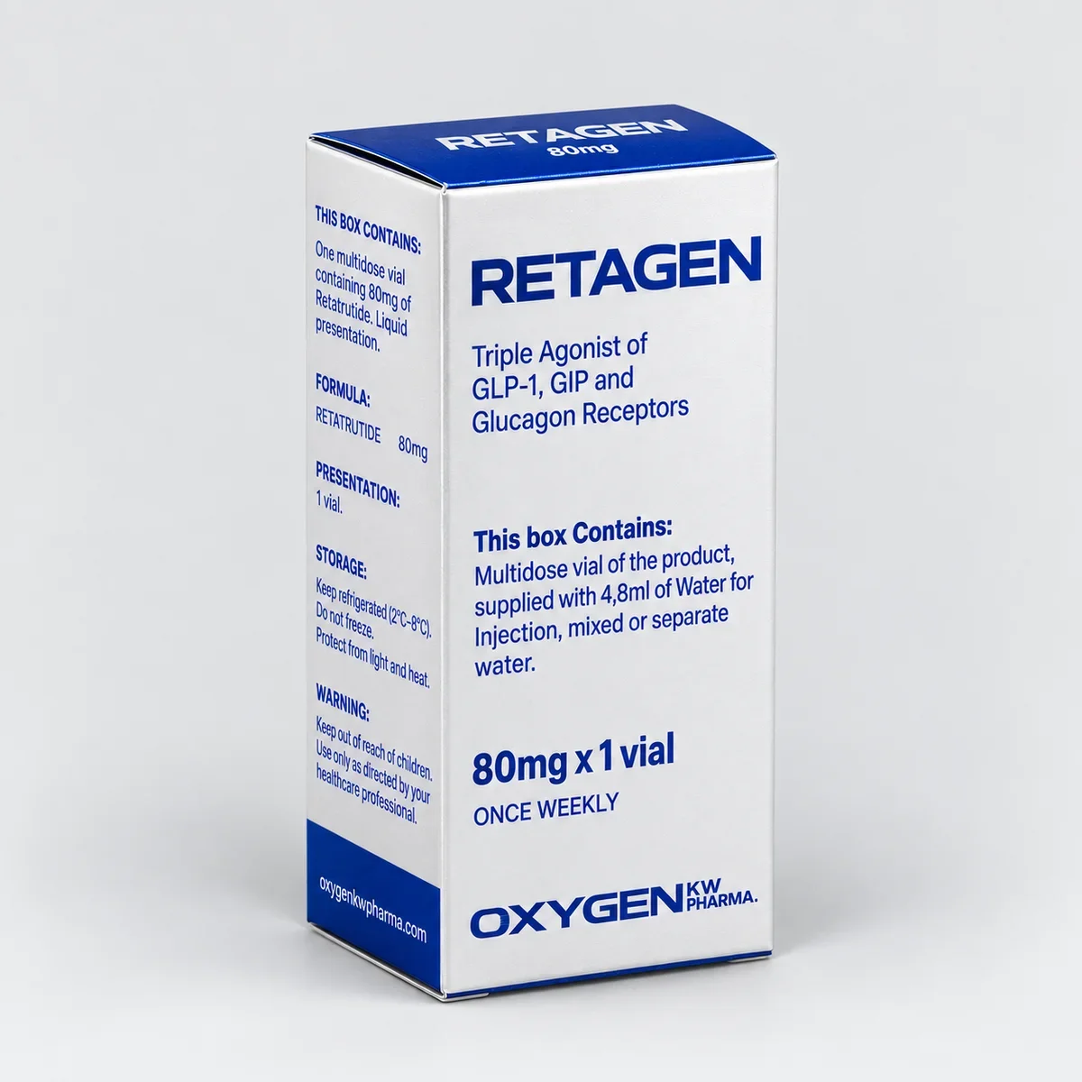 OXYGEN Retatrutide 80mg Líquido