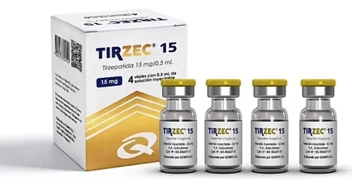 Tirzec 15mg (4 ampolas)